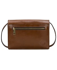 Patricia Nash Livana Small Vintage Distressed Leather Crossbody Bag