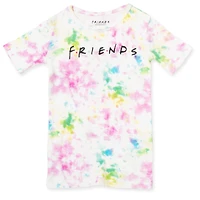 Friends Girls Pajama Shirt and Shorts Sleep Set