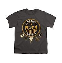Black Adam Boys Justice Society Short Sleeve Tee / T-Shirt