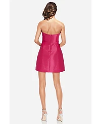 Women's The Suri | Hot Pink Strapless Mini Cocktail Dress