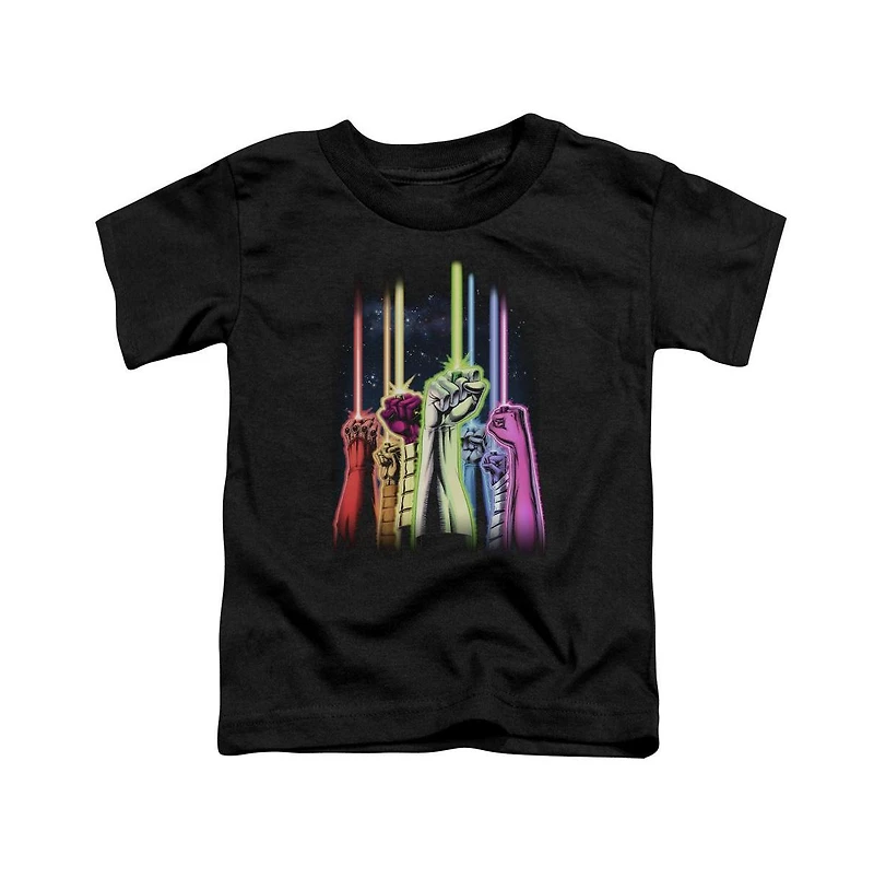 Green Lantern Baby-Girls Rainbow Corps Short Sleeve Toddler Tee / T-Shirt