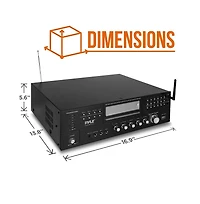 Pyle Karaoke Home Wireless Microphone Amplifier