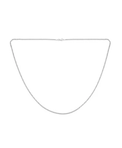 Bling Jewelry Thin Basic Rolo Cable Link Chain Necklace 2mm .925 Sterling Silver