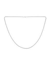 Bling Jewelry Thin Basic Rolo Cable Link Chain Necklace 2mm .925 Sterling Silver