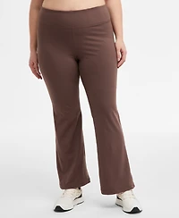 Id Ideology Plus Size High Rise Flared Leggings, Created for Macy's