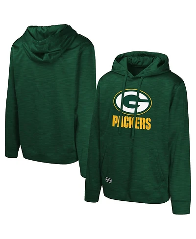 Outerstuff Men's Green Green Bay Packers Streak Fleece Pullover Hoodie