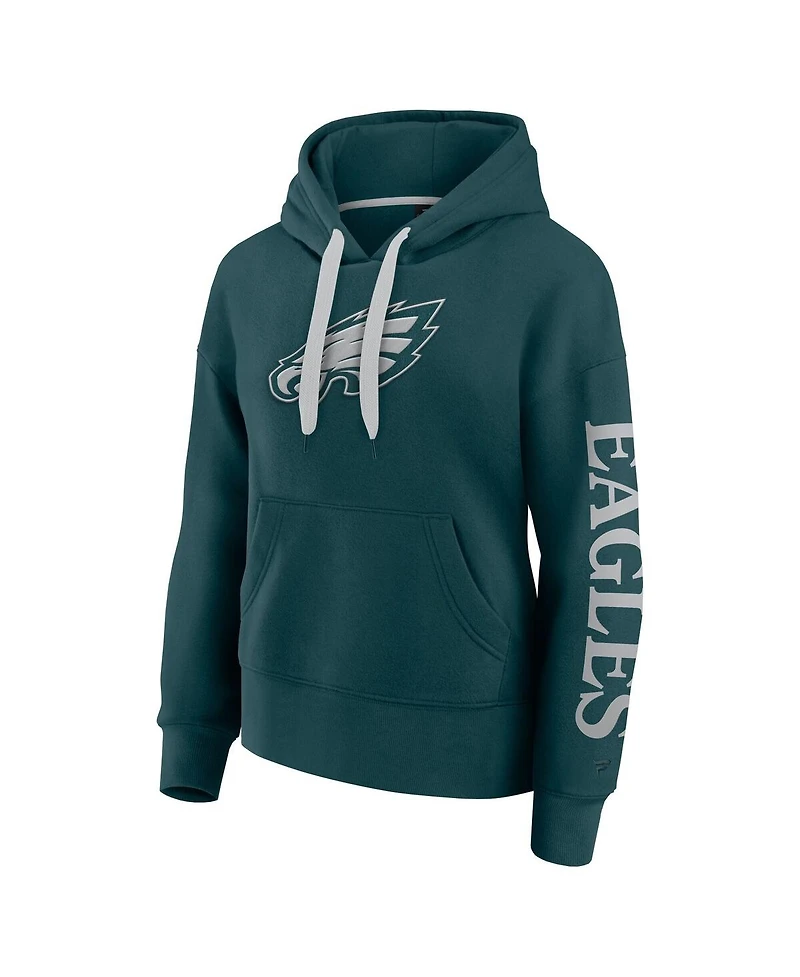 Fanatics Women's Midnight Green Philadelphia Eagles Elements Next Pullover Hoodie