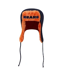 New Era Men's Navy Chicago Bears Helmet Head Trapper Knit Hat