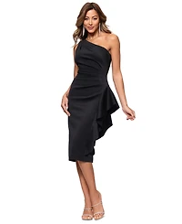 Xscape Women's Ruffled One-Shoulder Dress