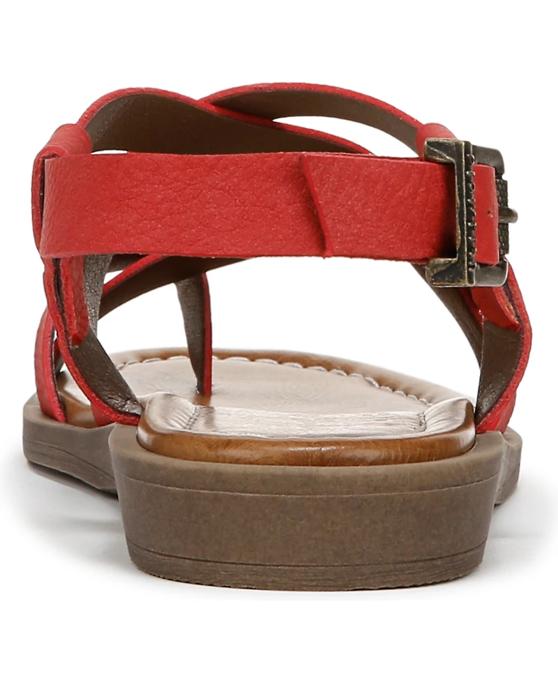 Blowfish Malibu Women's Devon 3 Toe Loop Strappy Flat Sandals