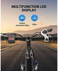Gyroor 350W Electric Bike 26" Electric Mountain Bike for Adults