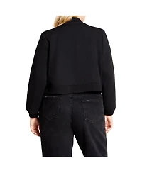 City Chic Plus Ivy Bomber Jacket