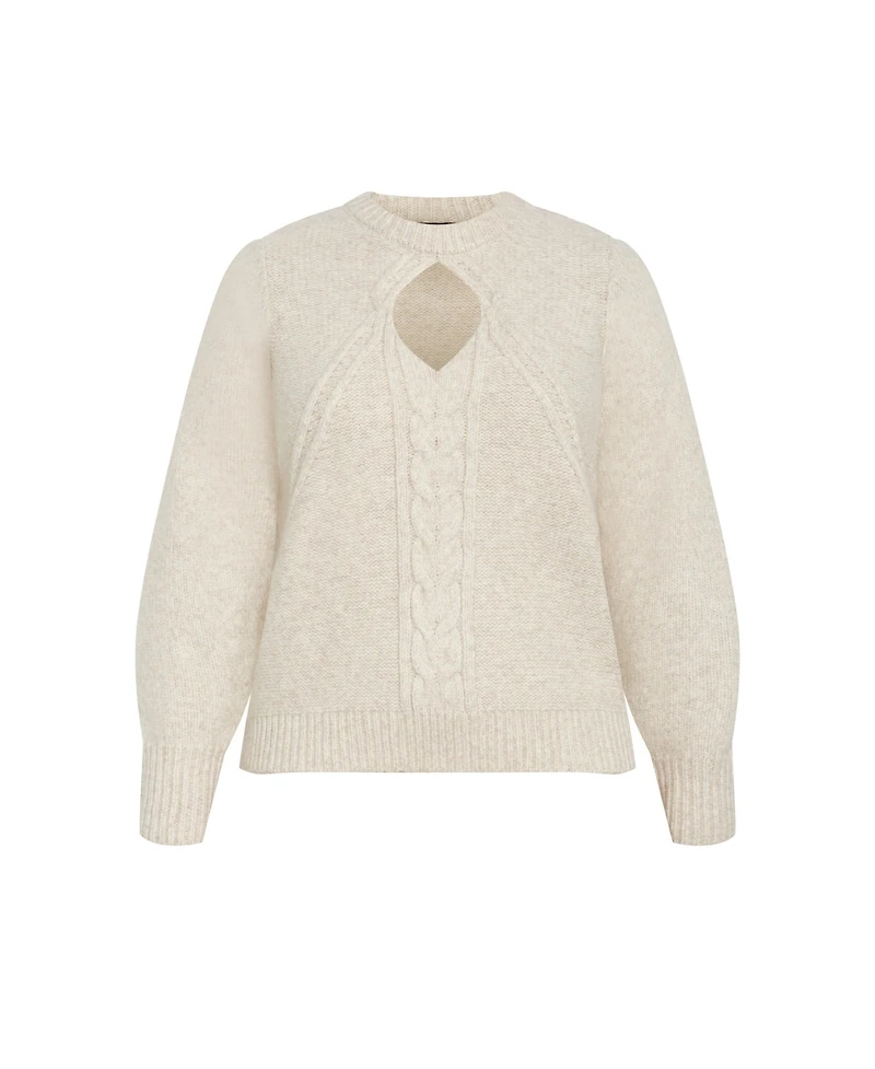 City Chic Plus Ivy Sweater