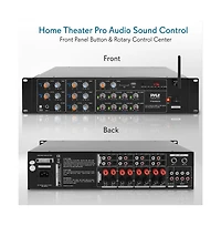 Pyle 8-Channel Audio Karaoke Bluetooth Amplifier