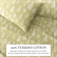 Linery & Co. Ultra-Soft Turkish Cotton Flannel Lodge Print Sheet Set