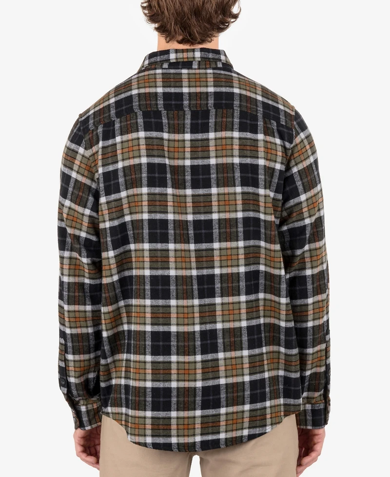 Hurley Men's Portland Flannel Long Sleeve shirt