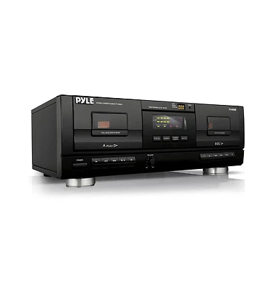 Pyle Dual Stereo Cassette Deck with Usb to MP3 Converter