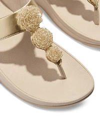 FitFlop Women's Fino Beadie Wedge Sandals