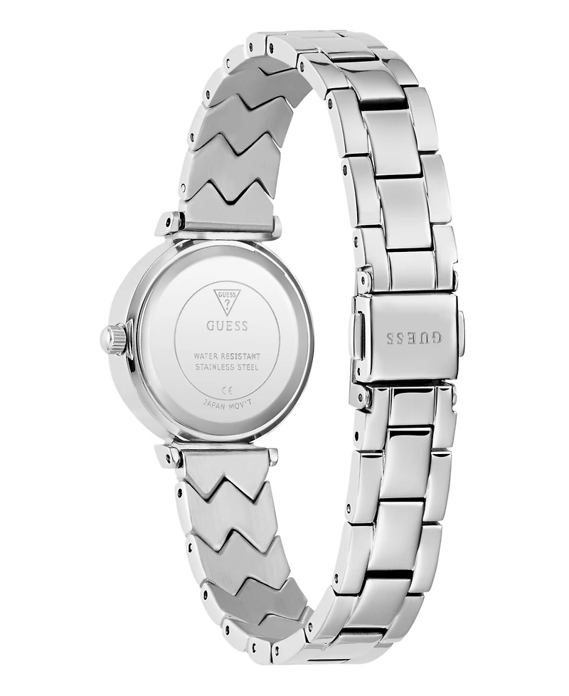 Guess Women's Analog Silver Tone Steel Watch, 26mm