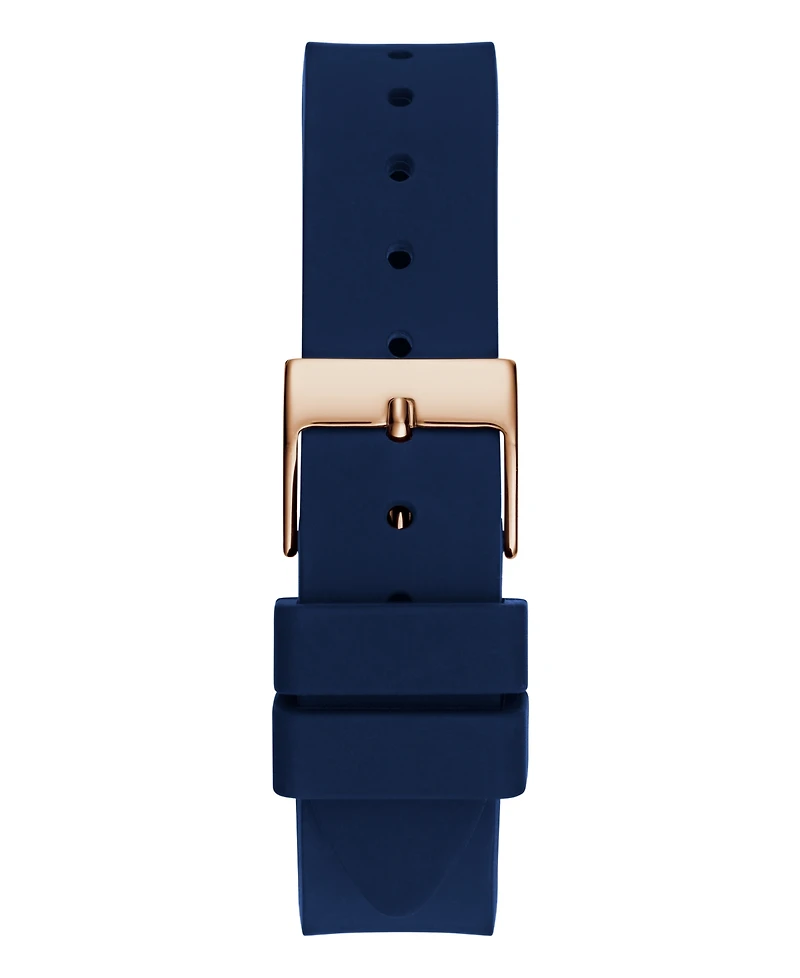 Guess Women's Analog Blue Silicone Watch, 32mm