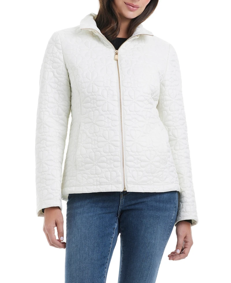 kate Spade new york Women's Short Flower Quilt