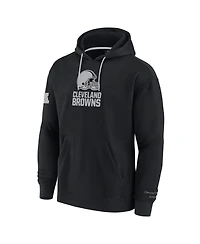 Fanatics Men's Black Cleveland Browns Elements Pace Fleece Pullover Hoodie