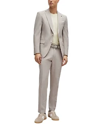 Boss by Hugo Men's Cotton-Blend Bubble-Jacquard T-Shirt