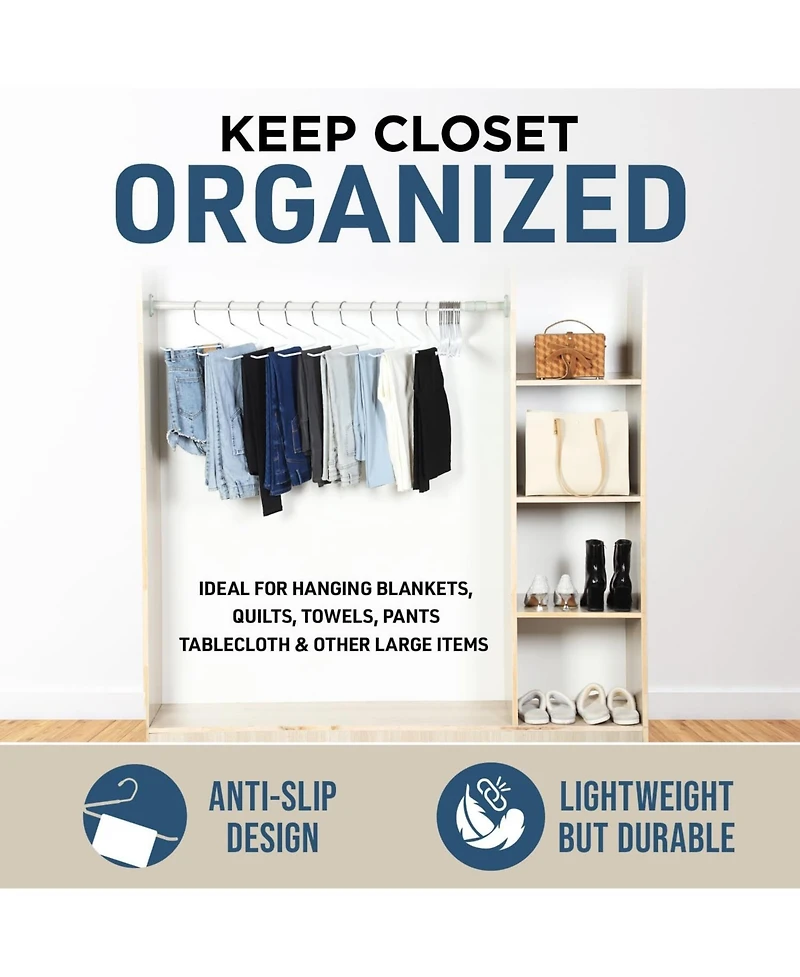 Lifemaster Metal Pants Hanger Set