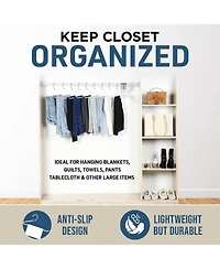 Lifemaster Metal Pants Hanger Set