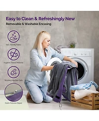 Sersper Gel Memory Foam Camping Mattress Sleeping Pad 4 Inch Portable Floor Mat Roll Up