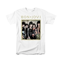 Bon Jovi Mens Framed Short Sleeve Adult Tee / T-Shirt