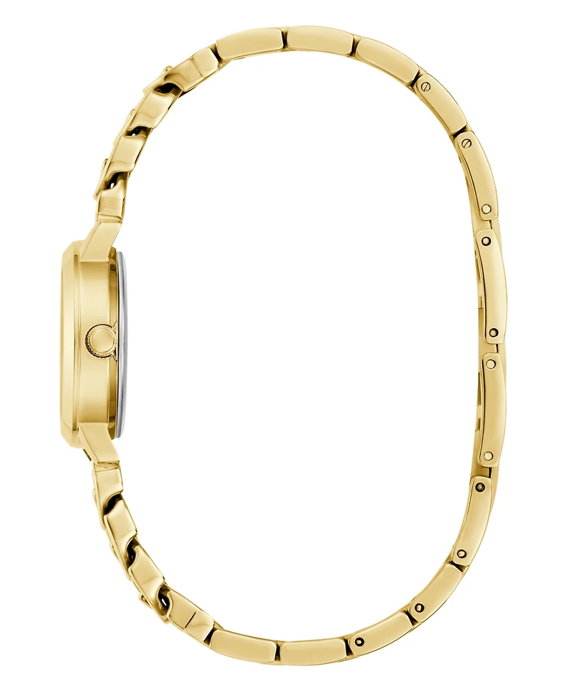 Guess Women's Analog Gold Tone Steel Watch, 25mm