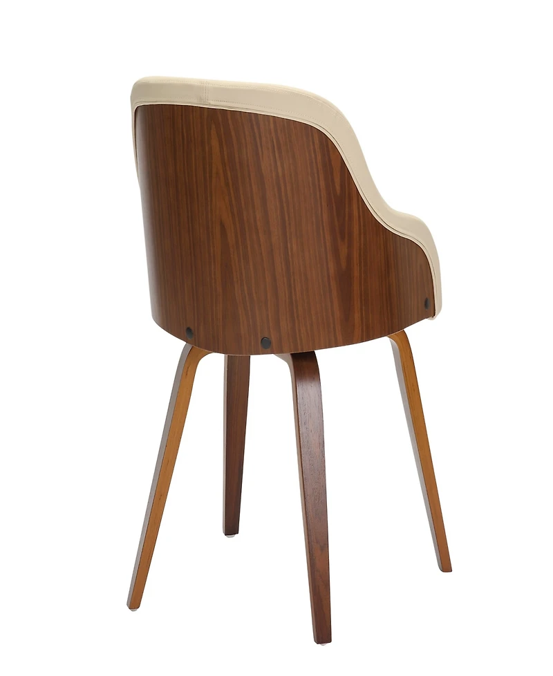 Lumisource 31" Wood Bacci Mid-Century Modern Dining Accent Chair