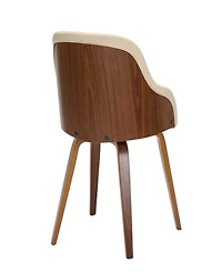 Lumisource 31" Wood Bacci Mid-Century Modern Dining Accent Chair