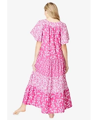 Only Necessities Plus Long Tiered Print Lounger