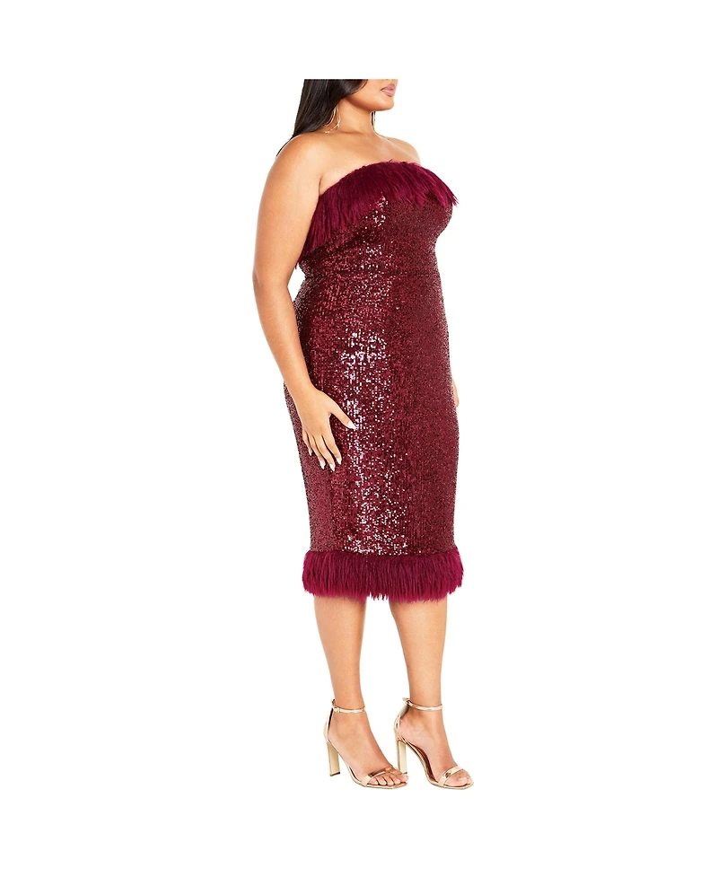 City Chic Plus Ezra Dress