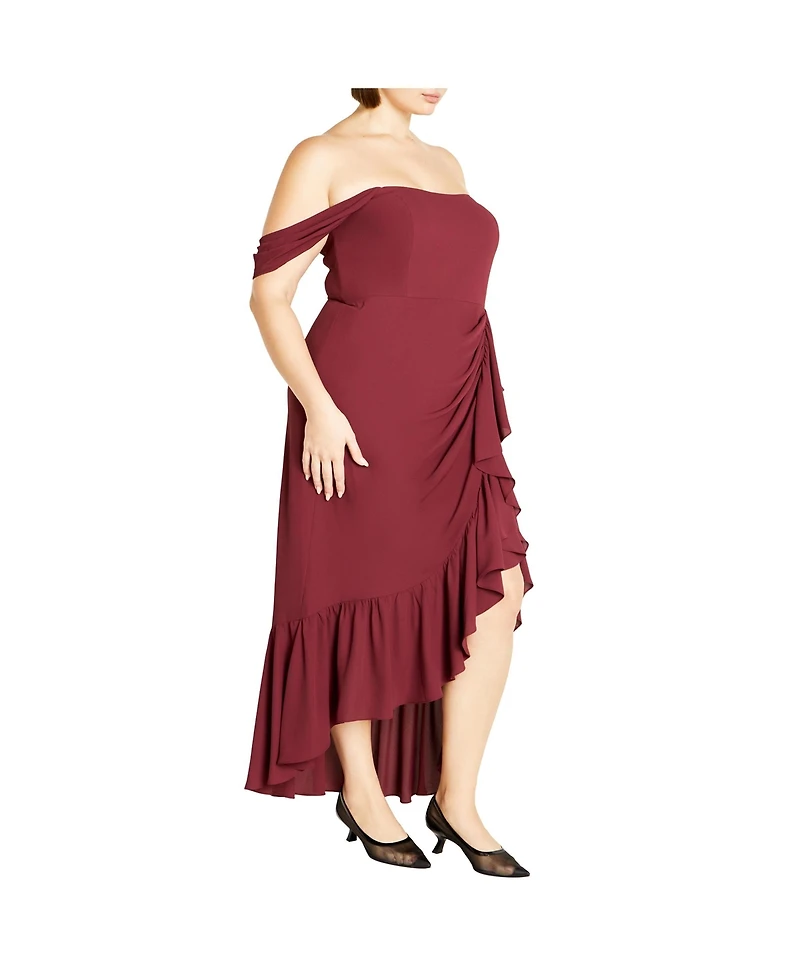 City Chic Plus Rosabella Maxi Dress