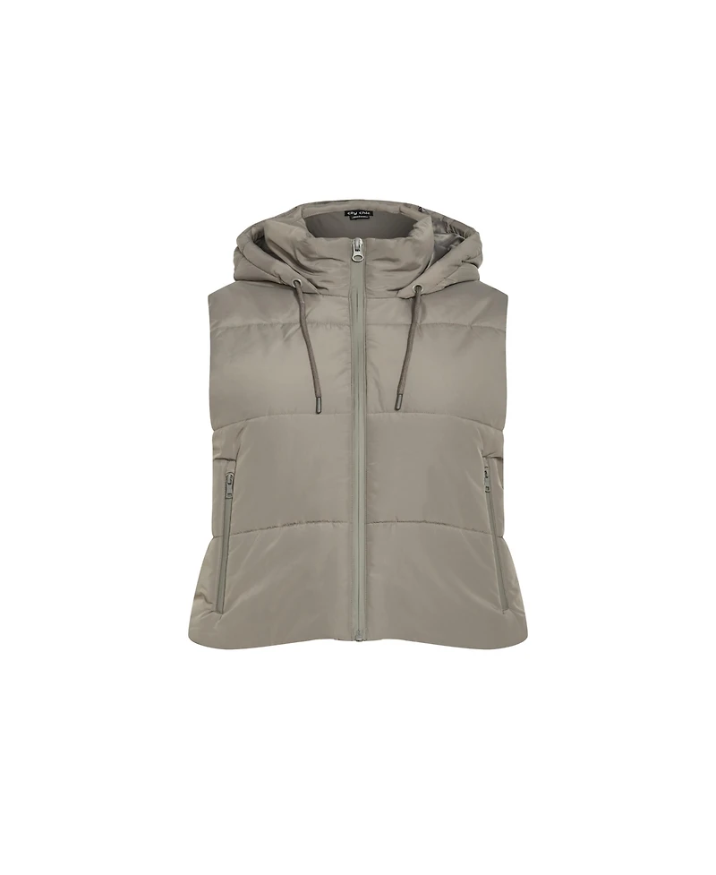 City Chic Plus Ava Puffer Vest