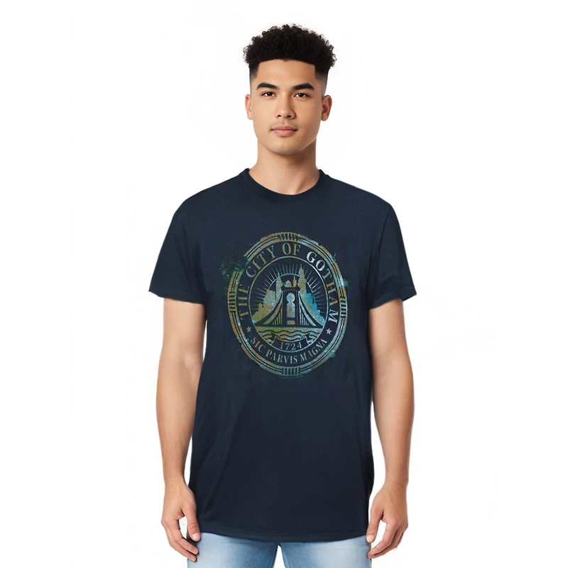 Batman Men's The City Of Gotham Short Sleeve Adult Tee / T-Shirt