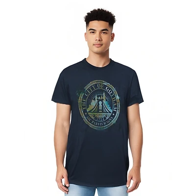 Batman Men's The City Of Gotham Short Sleeve Adult Tee / T-Shirt