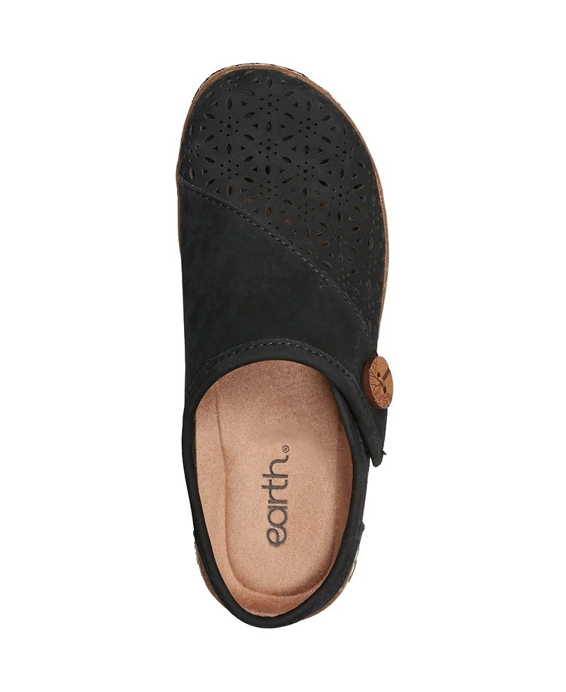 Earth Women's Erinn Cutout Slip-On Clogs