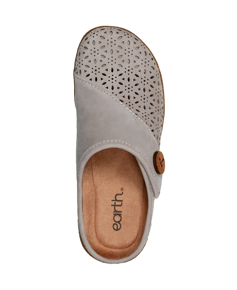 Earth Women's Erinn Cutout Slip-On Clogs