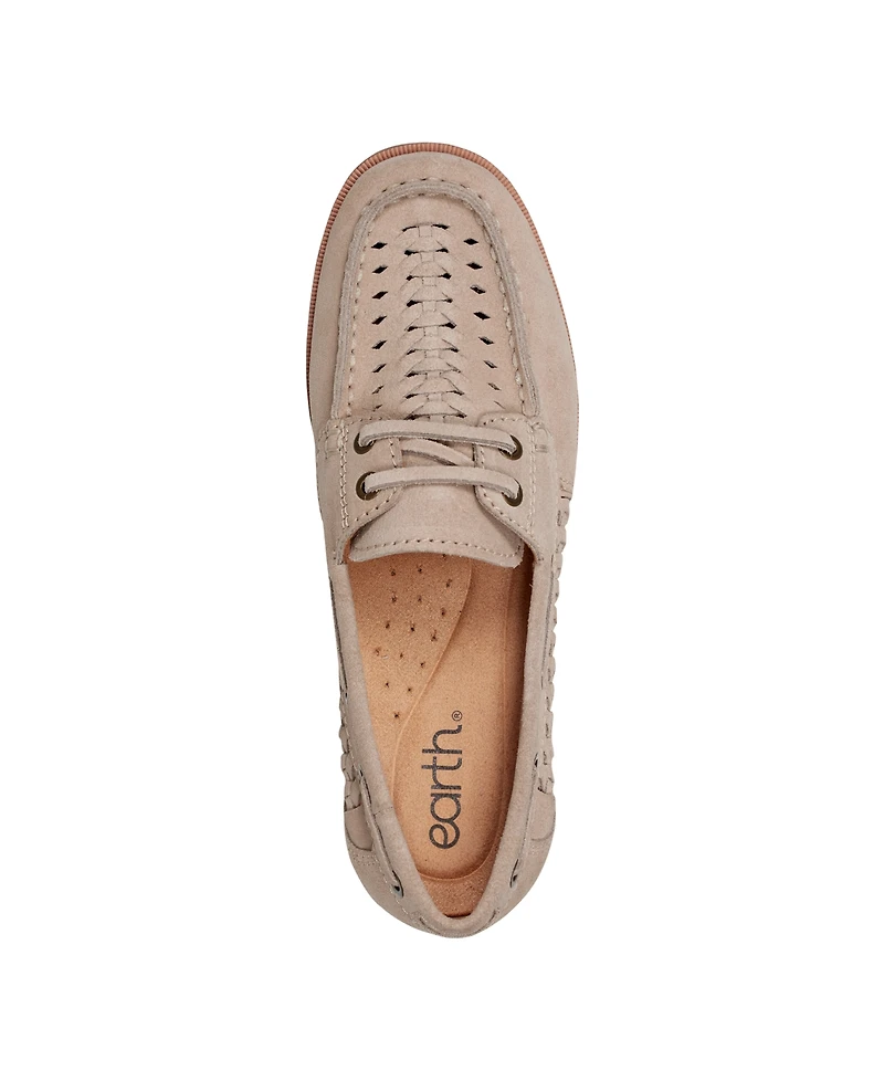 Earth Women's Wishing Woven Slip-On Boat Shoe