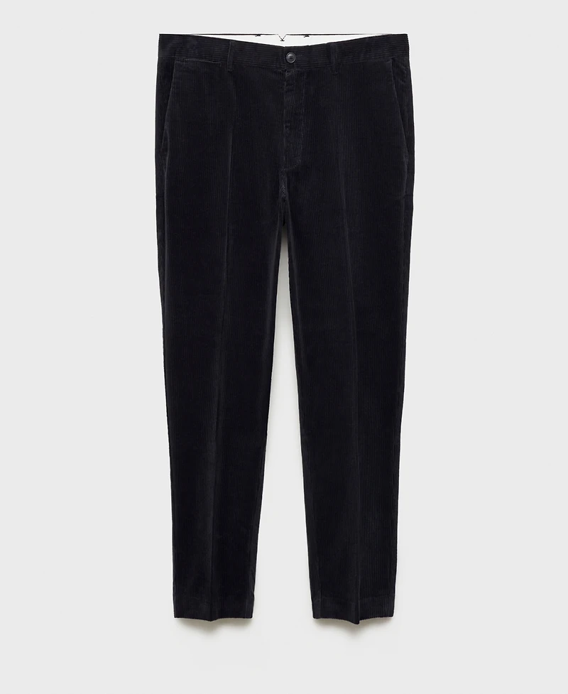 Mango Men's Slim-Fit Corduroy Pants