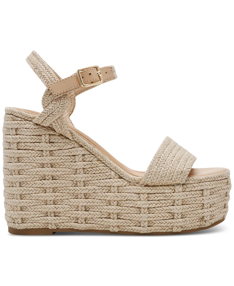 Steve Madden Women's Pinky Platform Rope Wedge Sandals