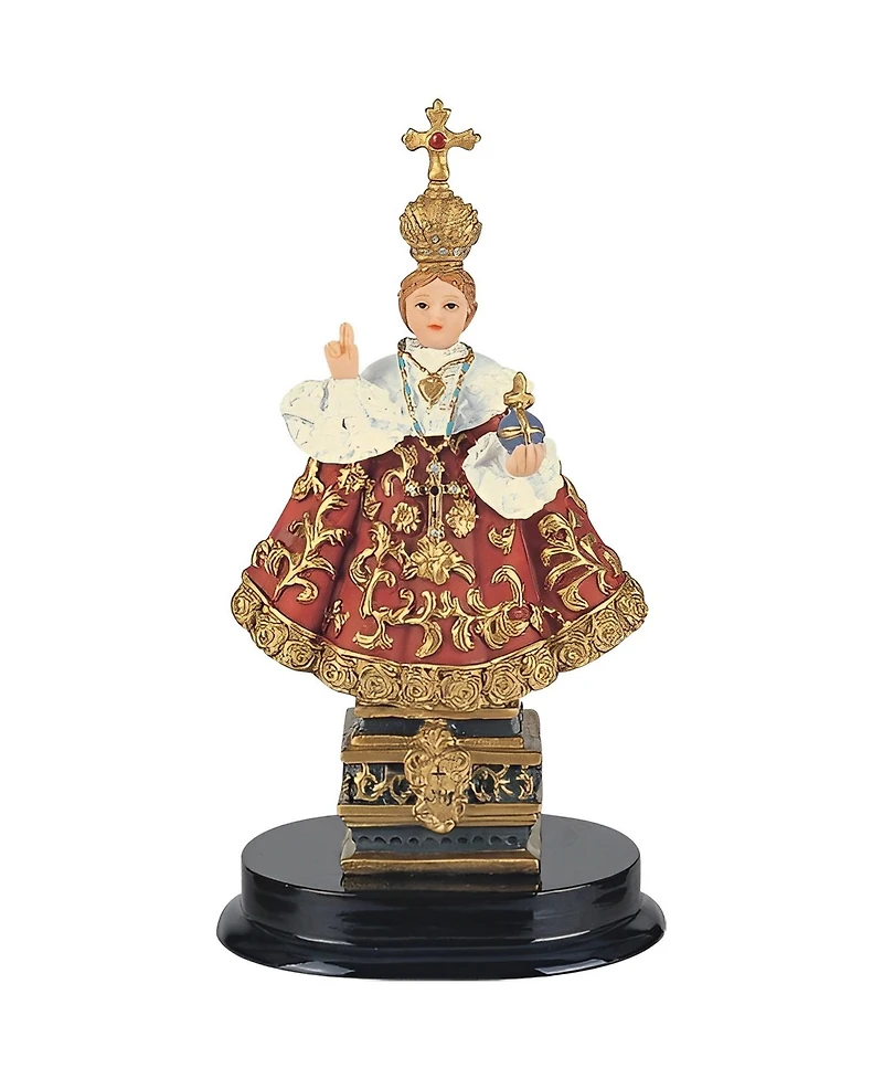 Fc Design "2-pc Set" 5"H Infant Jesus of Prague Statue Child Jesus of Prague Holy Figurine Statue Ornament Home Room Office Decor and Perfect Ideas fo