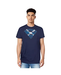 Superman Mens Scottish Shield Short Sleeve Adult Tee / T-Shirt