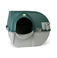Omega Paw VMRA20-1-pr Premium Roll 'N Clean Self Cleaning Litter Box, Lg, Green