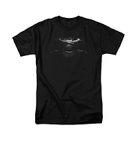 Batman V Superman Mens Bw Logo Short Sleeve Adult Tee / T-Shirt