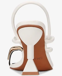 Smash Shoes Women's Whitney Gold Toe Strappy Dress Sandals - Extended Sizes Available